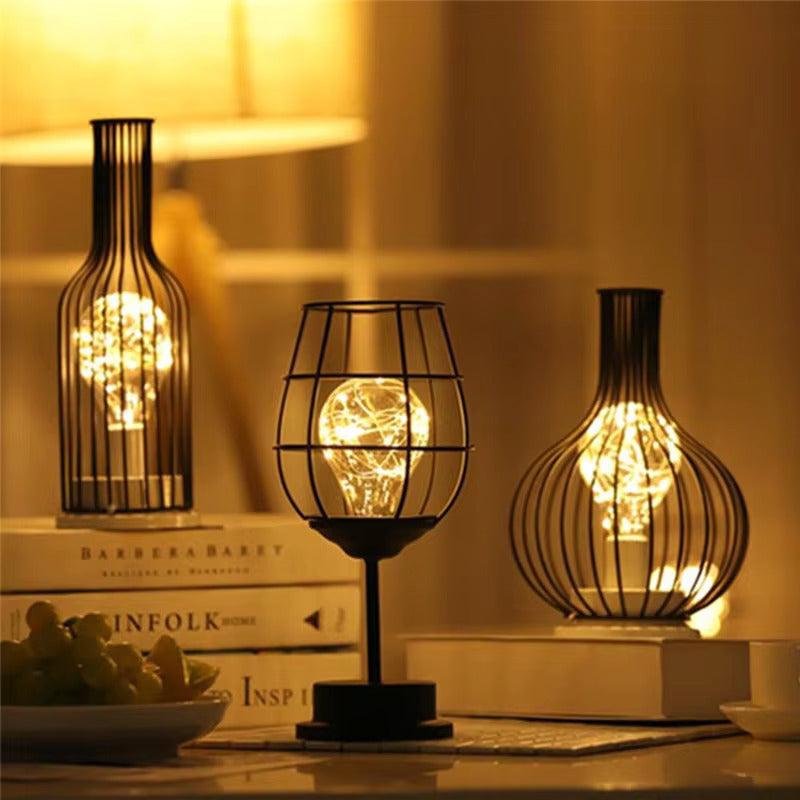 Lisslune | Lumineux Cordless Ambient Lamp Set – 3 Unique Wine-Inspired LED Table Lights