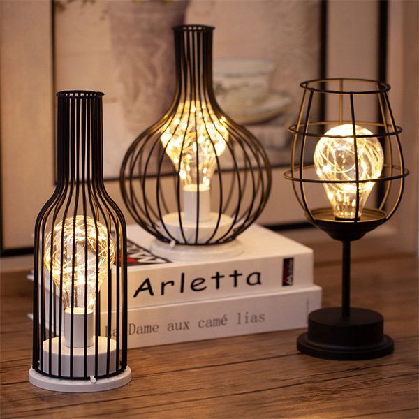 Lisslune | Lumineux Cordless Ambient Lamp Set – 3 Unique Wine-Inspired LED Table Lights