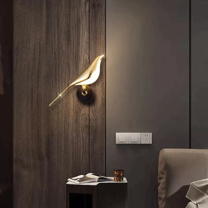 Lisslune | Modern Bird Wall Lamp - AviaryGlow