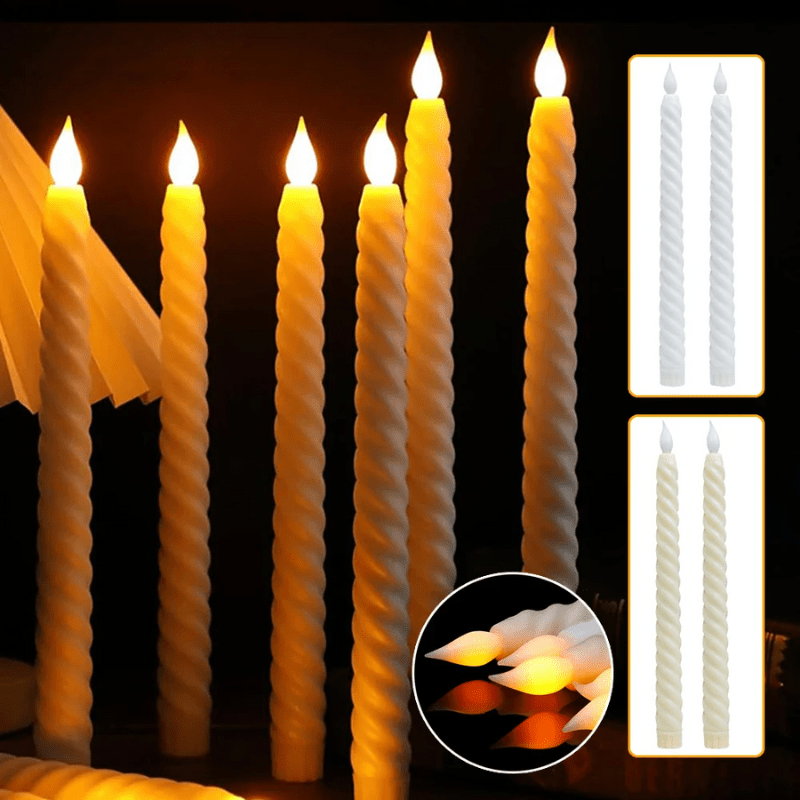 Lisslune | GlowFlame - 3D Effect LED Christmas Candles
