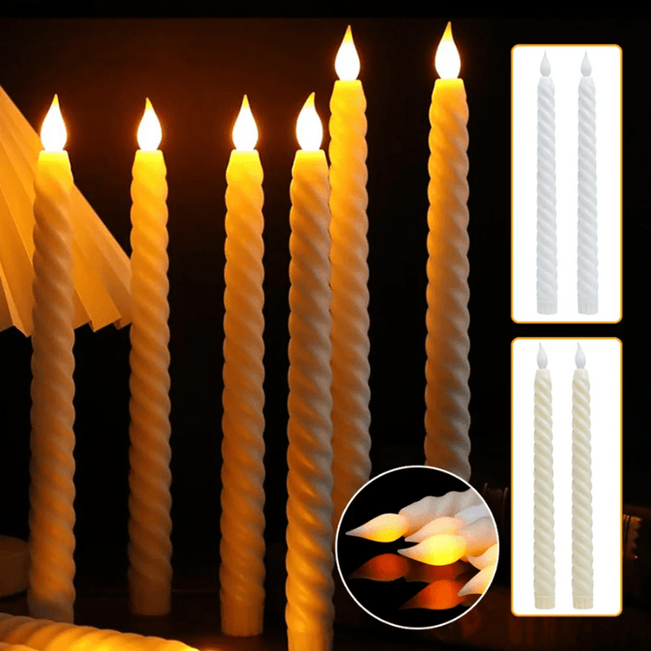 Lisslune | GlowFlame - 3D Effect LED Christmas Candles