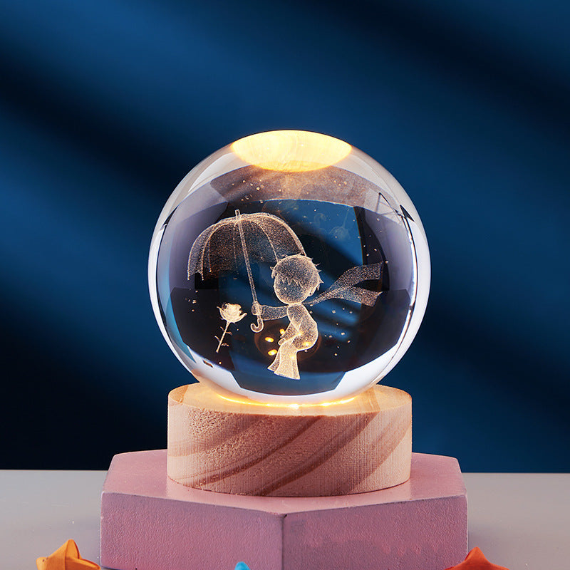 Lisslune | DreamSphere - 3D Night Lamp with Magical Effect