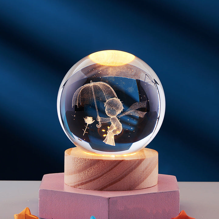 Lisslune | DreamSphere - 3D Night Lamp with Magical Effect