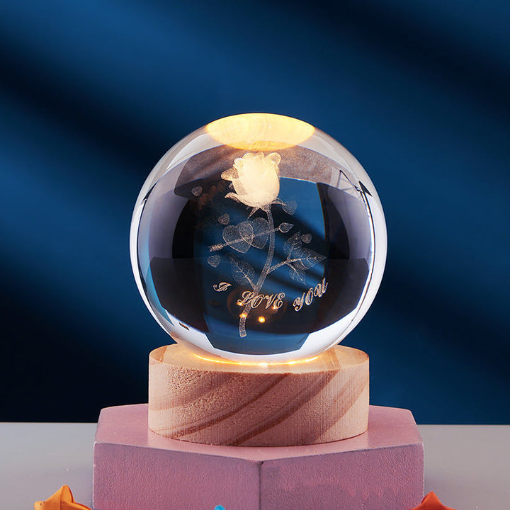 Lisslune | DreamSphere - 3D Night Lamp with Magical Effect