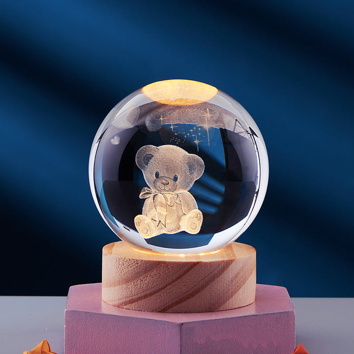 Lisslune | DreamSphere - 3D Night Lamp with Magical Effect