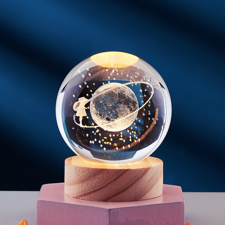 Lisslune | DreamSphere - 3D Night Lamp with Magical Effect