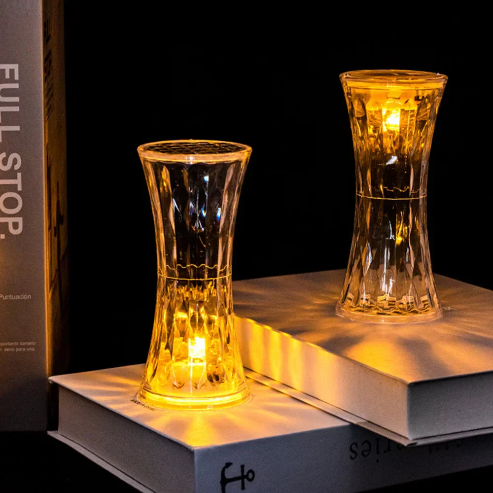 Lisslune | DazzleLite - Luxury Diamond-Shaped LED Reading Lamp