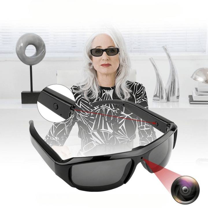 Lisslune | Visionara™ | 1080P Smart Glasses with HD Video Recording | Wearable Camera for Outdoor Adventures & Everyday Use