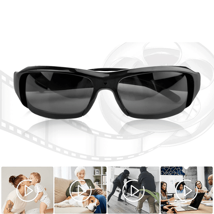 Lisslune | Visionara™ | 1080P Smart Glasses with HD Video Recording | Wearable Camera for Outdoor Adventures & Everyday Use