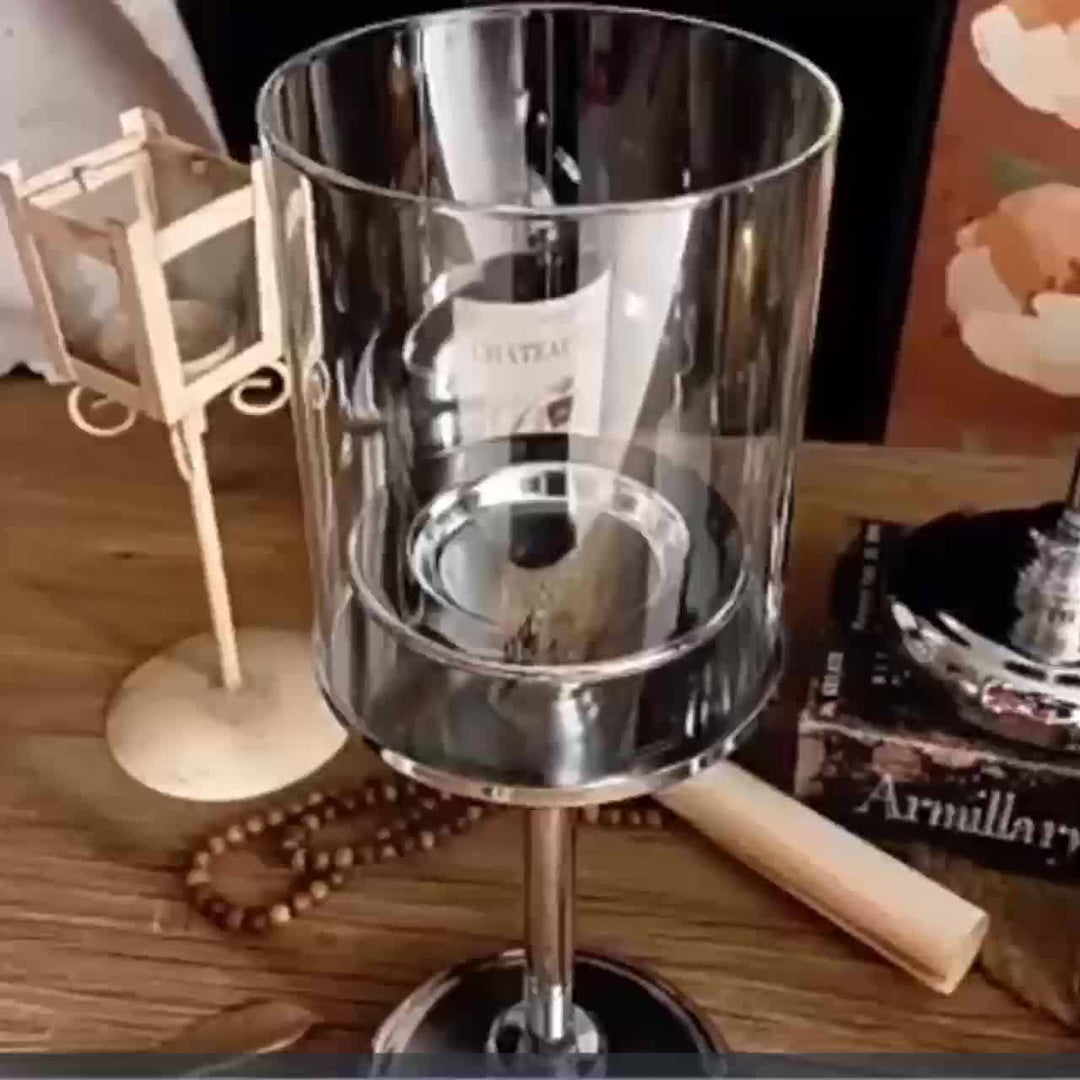 Lisslune | NuptialGlow - Retro Luxe Candleholder Set for Weddings