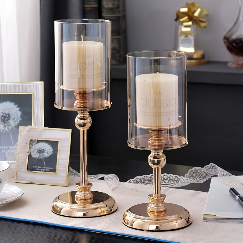 Lisslune | NuptialGlow - Retro Luxe Candleholder Set for Weddings