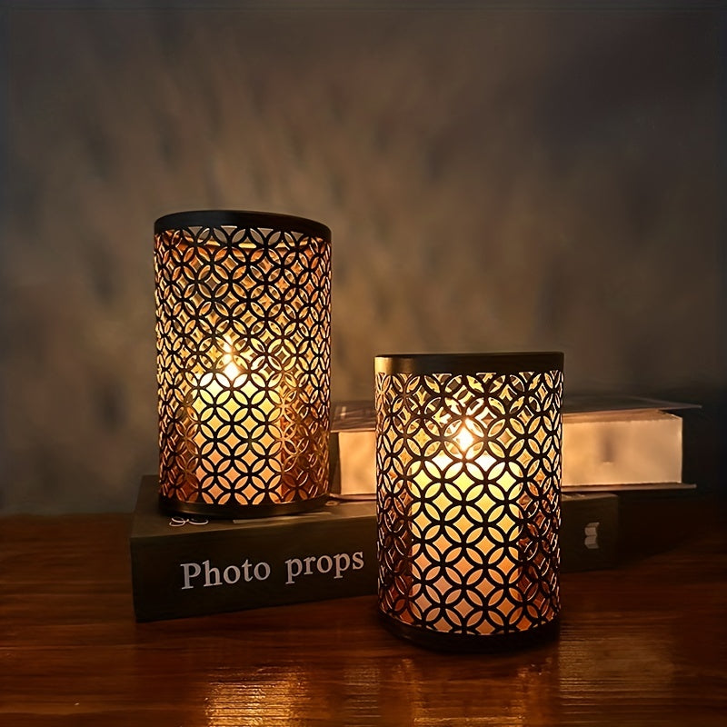 Lisslune | StylishFlame - 3-Piece Iron Candle Holders