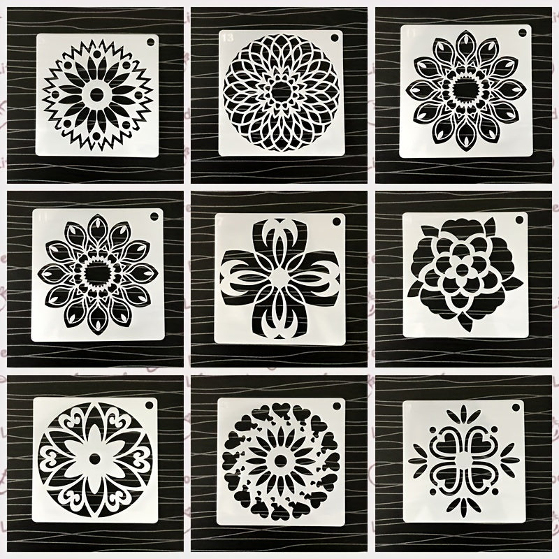 Lisslune | StencilWorks - 48 Templates for Stone & Wood Creations