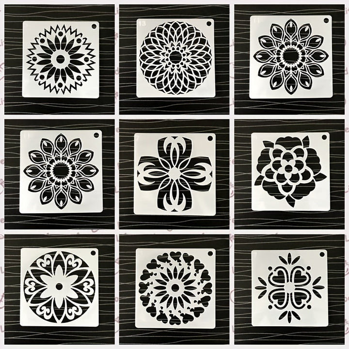 Lisslune | StencilWorks - 48 Templates for Stone & Wood Creations