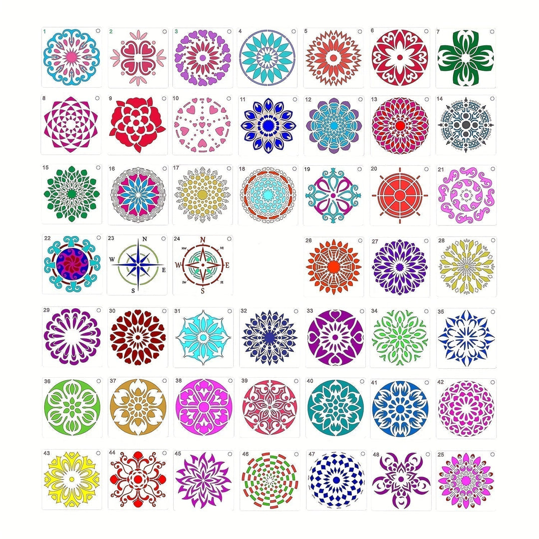 Lisslune | StencilWorks - 48 Templates for Stone & Wood Creations