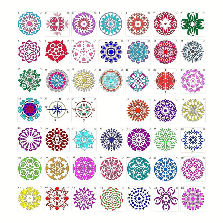 Lisslune | StencilWorks - 48 Templates for Stone & Wood Creations