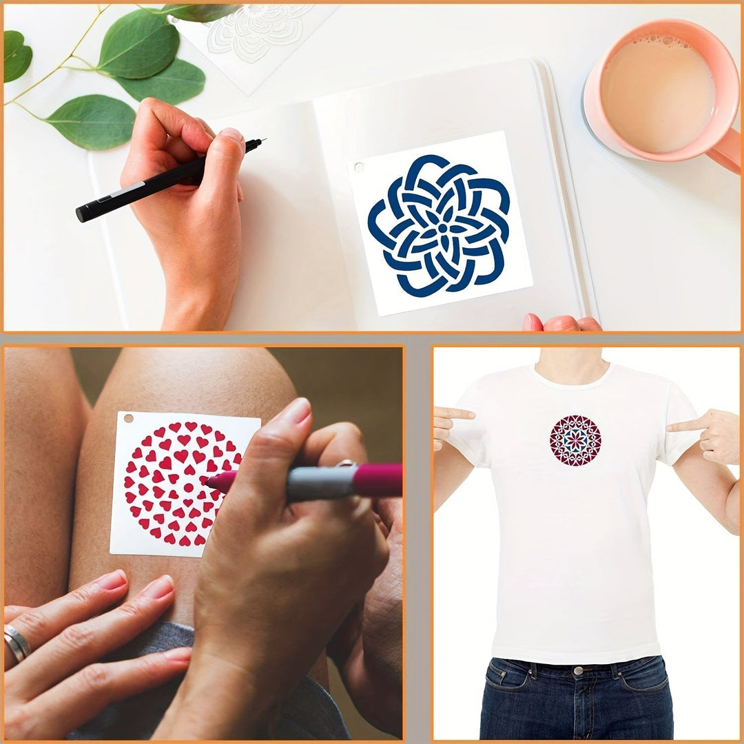 Lisslune | StencilWorks - 48 Templates for Stone & Wood Creations