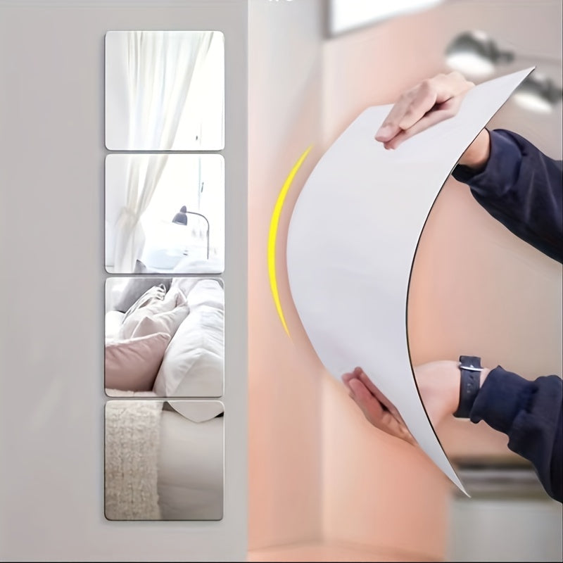 Lisslune | ClearReflections - Durable Acrylic Wall Mirror Set