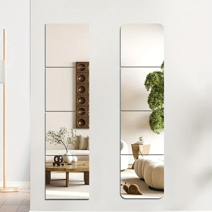 Lisslune | ClearReflections - Durable Acrylic Wall Mirror Set