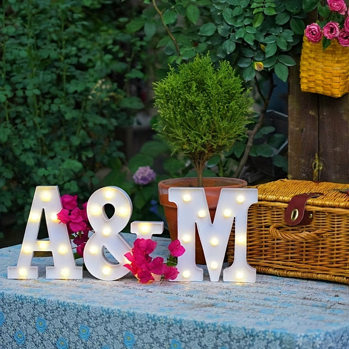Lisslune | LetterGlow - Wireless LED Letter Lamp for Unique Style