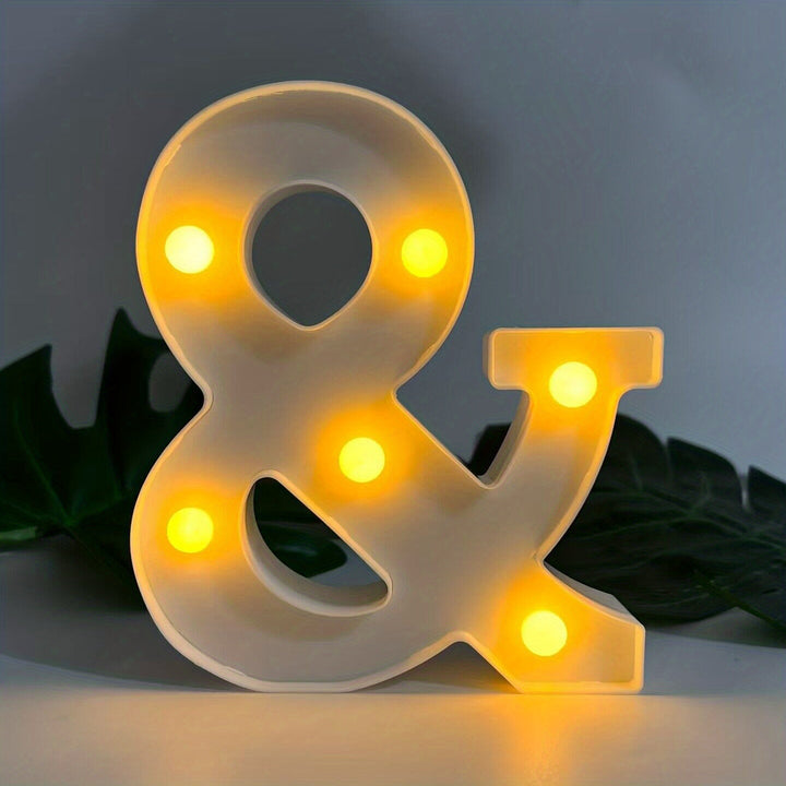 Lisslune | LetterGlow - Wireless LED Letter Lamp for Unique Style