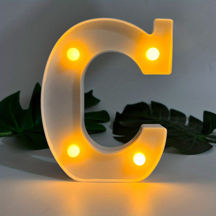 Lisslune | LetterGlow - Wireless LED Letter Lamp for Unique Style