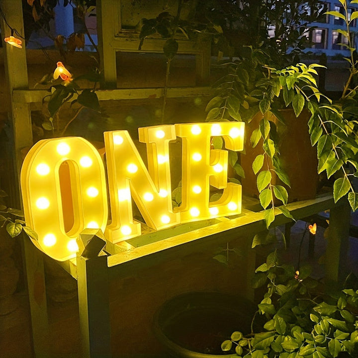 Lisslune | LetterGlow - Wireless LED Letter Lamp for Unique Style