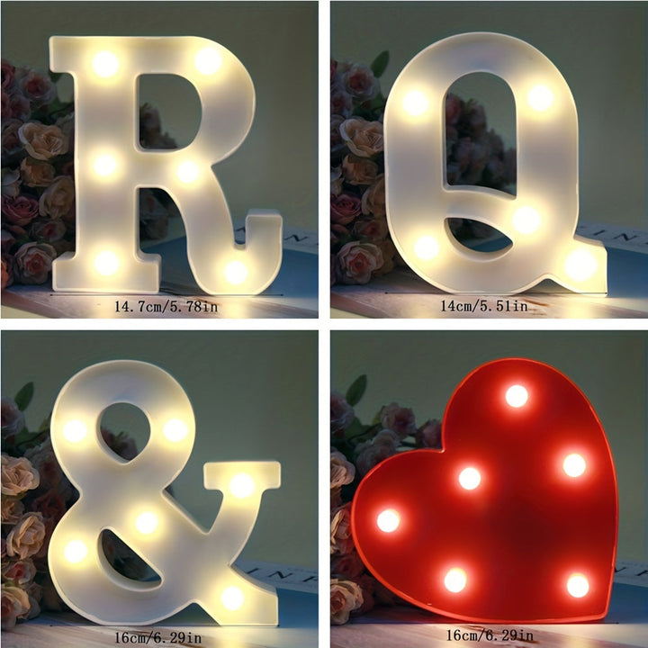 Lisslune | LetterGlow - Wireless LED Letter Lamp for Unique Style