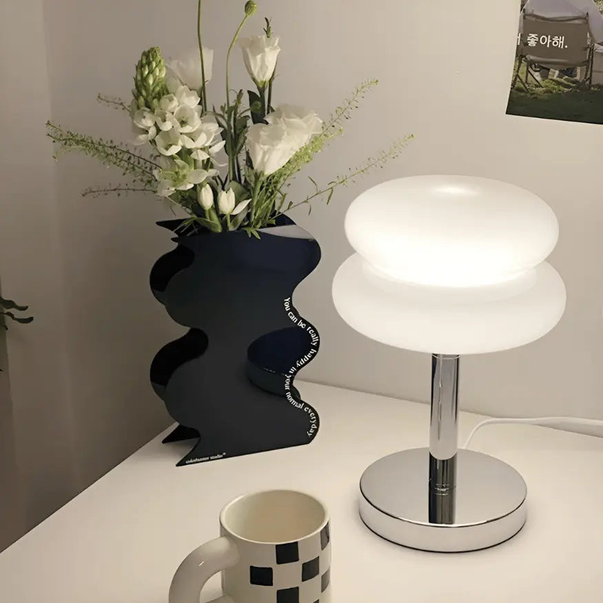 Lisslune | GlamoraLite - Elegant Glass Table Lamp for Your Interior