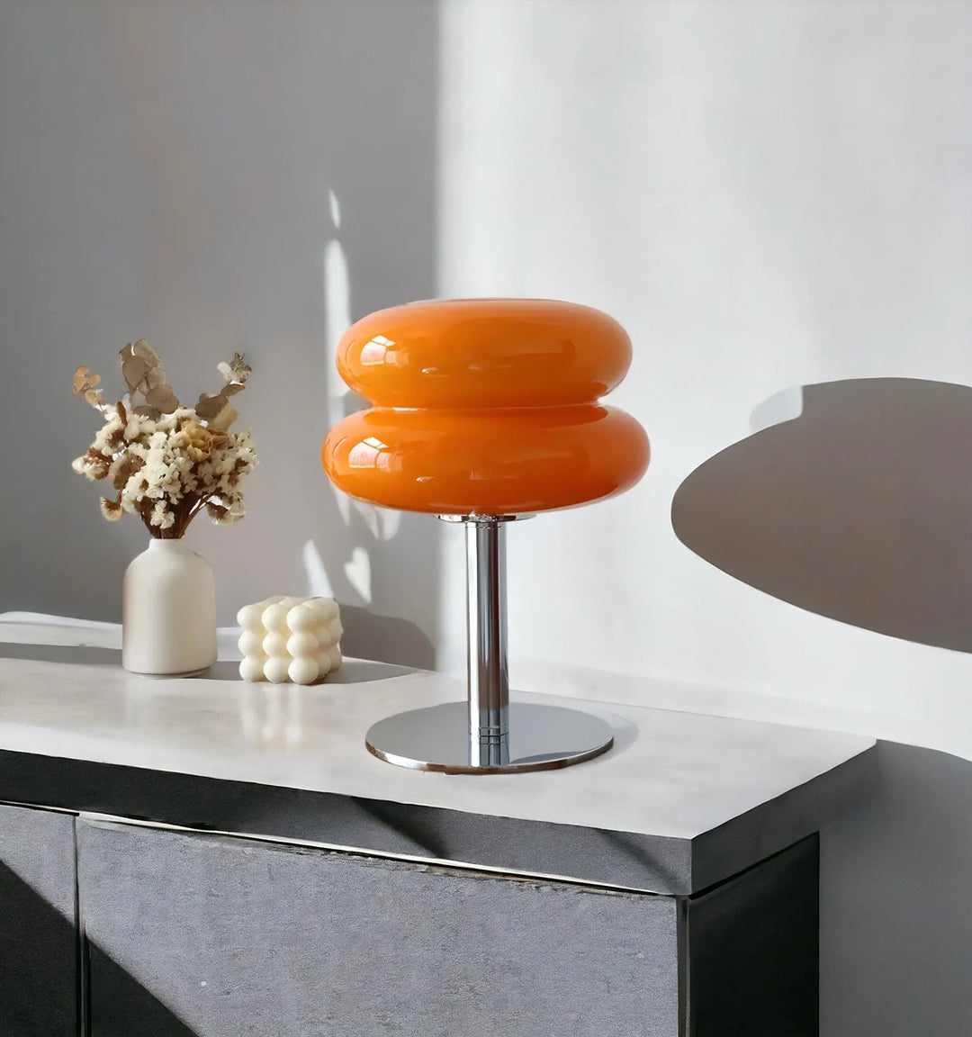 Lisslune | GlamoraLite - Elegant Glass Table Lamp for Your Interior
