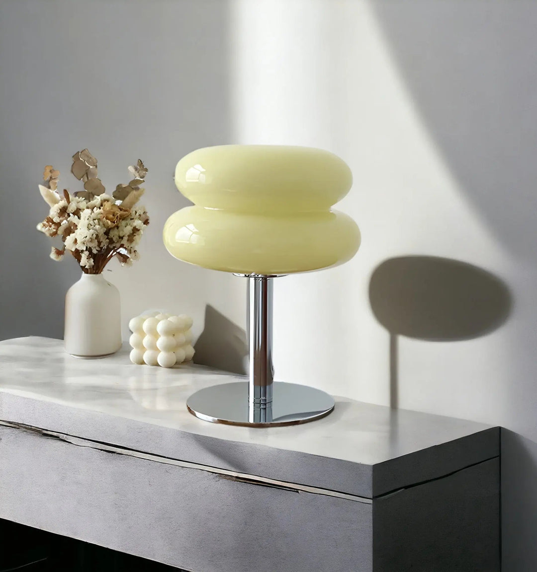 Lisslune | GlamoraLite - Elegant Glass Table Lamp for Your Interior