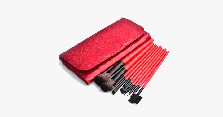 Lisslune | 10-piece Crimson Brush Set – Makeup Blending is better than before
