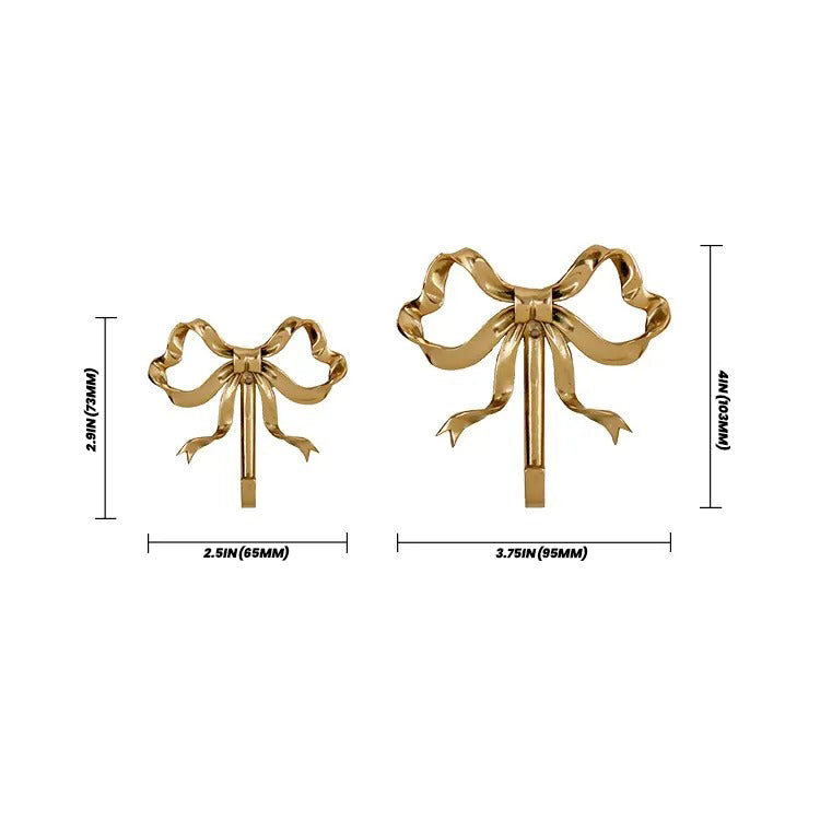 Lisslune | Coquette Brass Arch Wall Hooks