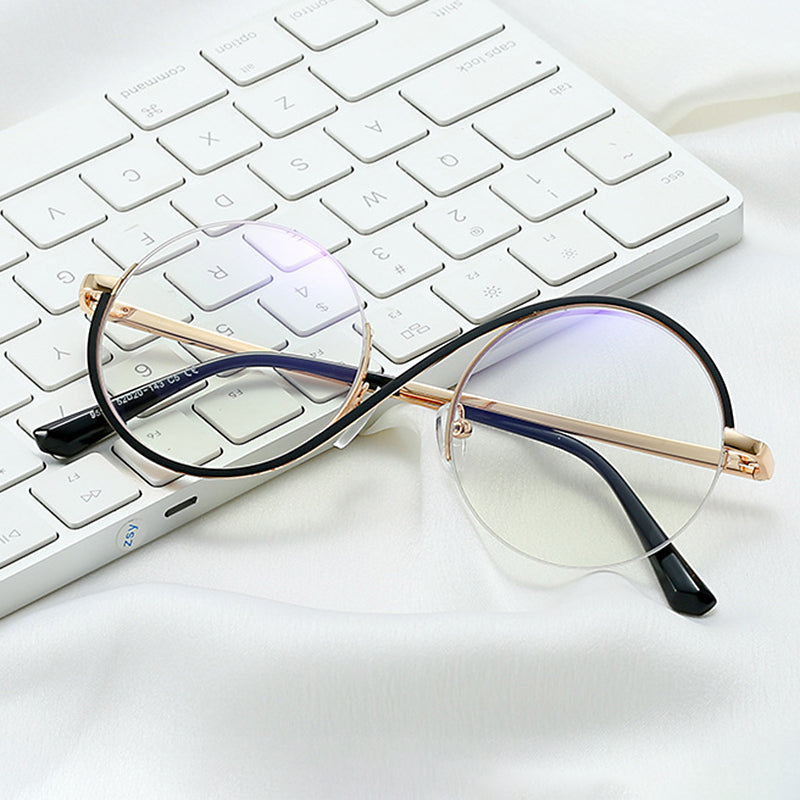 Lisslune | Cross Halbrand Round Glasses 95929