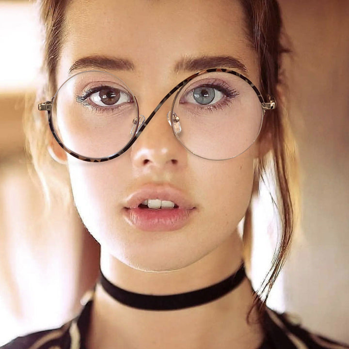 Lisslune | Cross Halbrand Round Glasses 95929