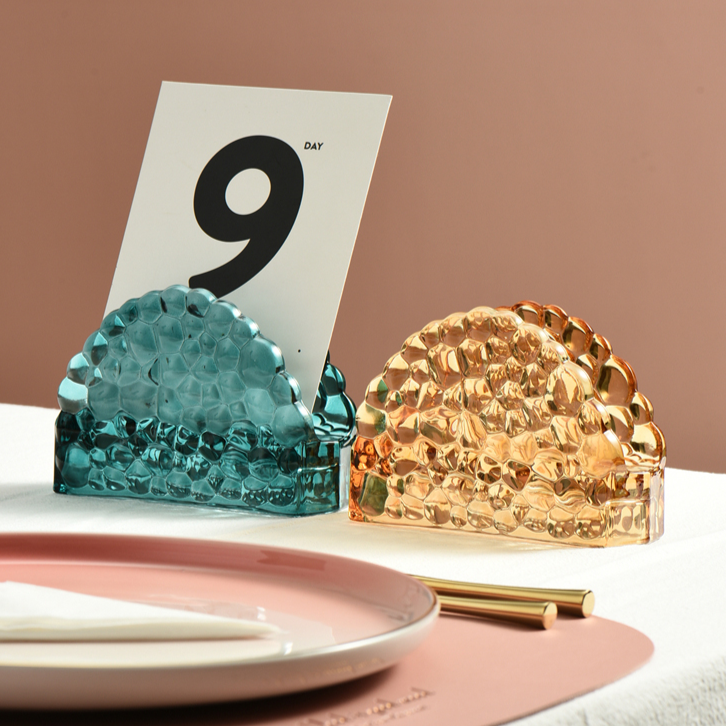 Lisslune | EleganceNap – Stylish napkin holders made of glass