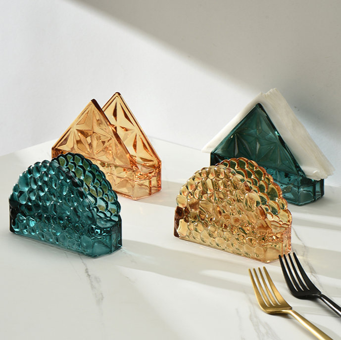 Lisslune | EleganceNap – Stylish napkin holders made of glass