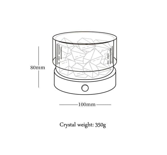 Lisslune | SereniStone Crystal Stone Aromatherapy Diffuser