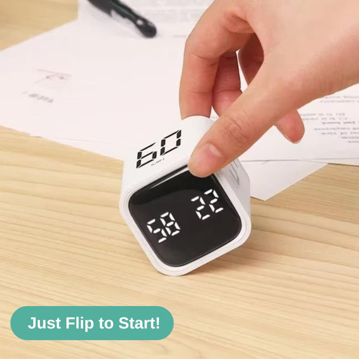 Lisslune | Smart Cube Timer with Gravity Sensing and LED Display