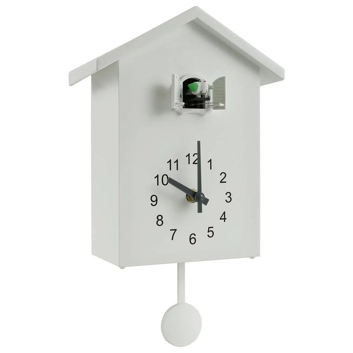 Lisslune | Cuckoo Clock Cuckoo Sound Clock with Pendulum Delicate Cuckoo Clock Bird Battery Operated Cuckoo Wall Clock for Living Room Decor