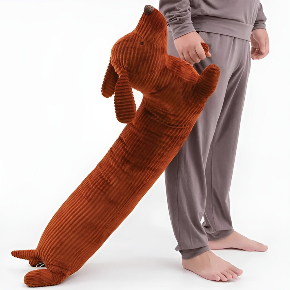 Lisslune | CordoPup Manchester Dachshund Cushion – Soft Cuddle Cushion in Dachshund Shape