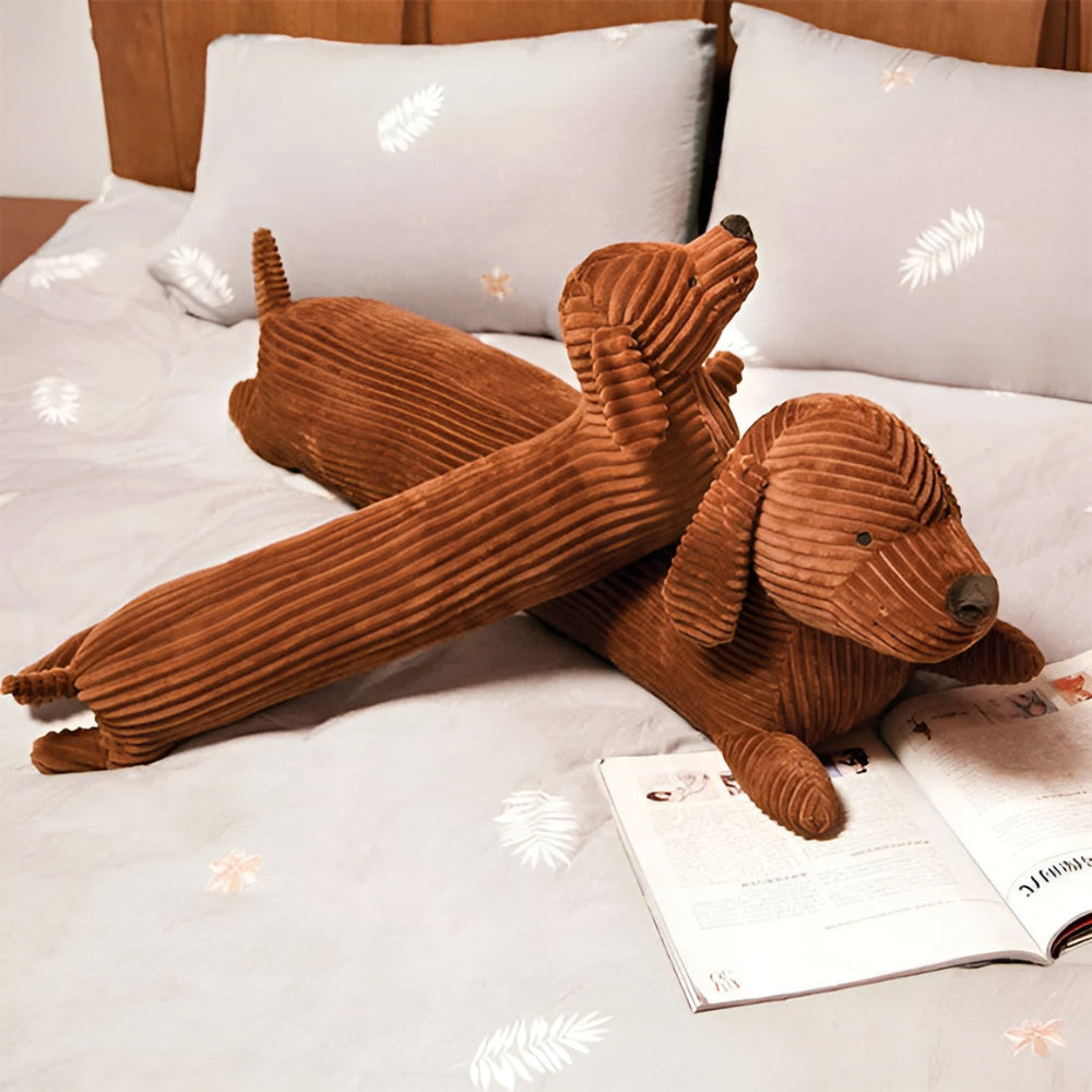 Lisslune | CordoPup Manchester Dachshund Cushion – Soft Cuddle Cushion in Dachshund Shape
