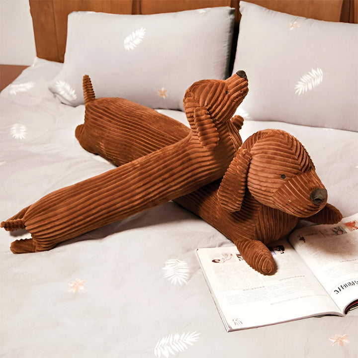 Lisslune | CordoPup Manchester Dachshund Cushion – Soft Cuddle Cushion in Dachshund Shape