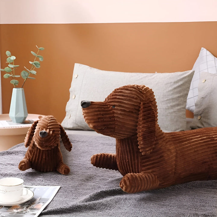 Lisslune | CordoPup Manchester Dachshund Cushion – Soft Cuddle Cushion in Dachshund Shape