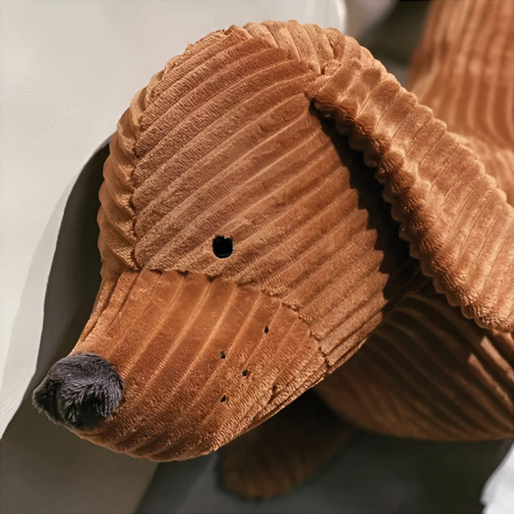 Lisslune | CordoPup Manchester Dachshund Cushion – Soft Cuddle Cushion in Dachshund Shape
