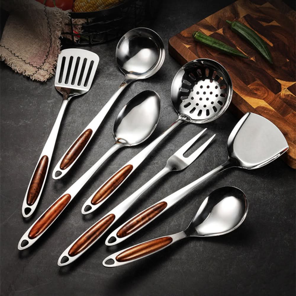 Lisslune | Stainless Steel Kitchen Utensil Set – Durable Cooking Tools