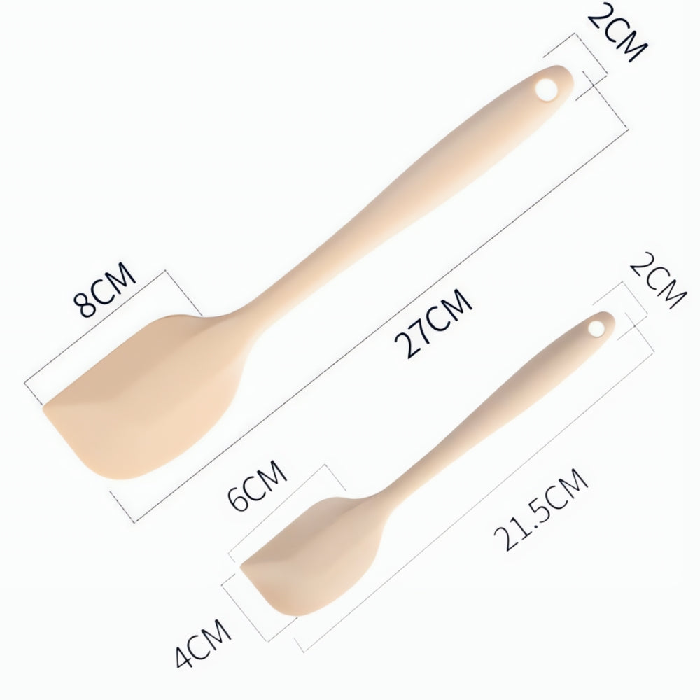 Lisslune | Culina Flexible Silicone Spatulas | 2Pcs Set