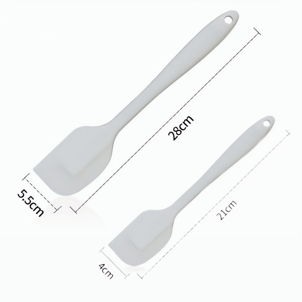 Lisslune | Culina Flexible Silicone Spatulas | 2Pcs Set