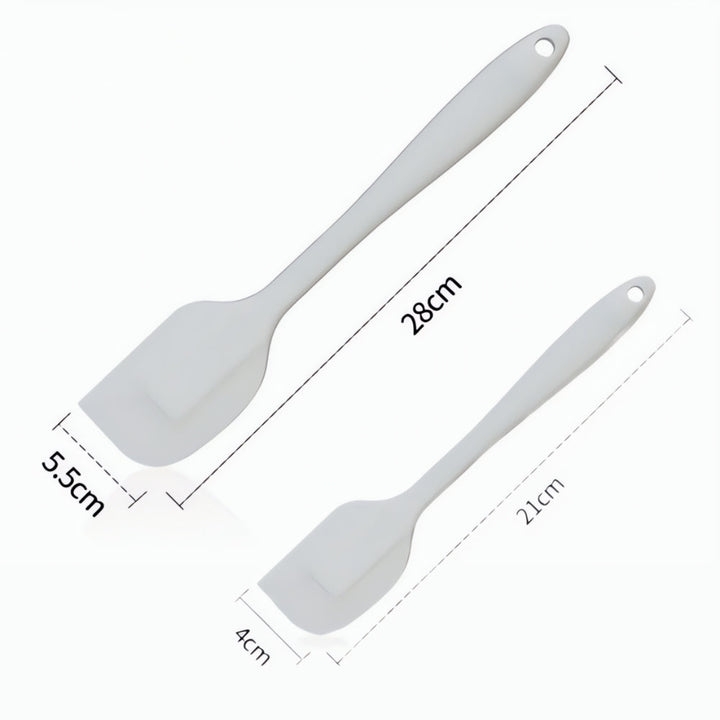 Lisslune | Culina Flexible Silicone Spatulas | 2Pcs Set