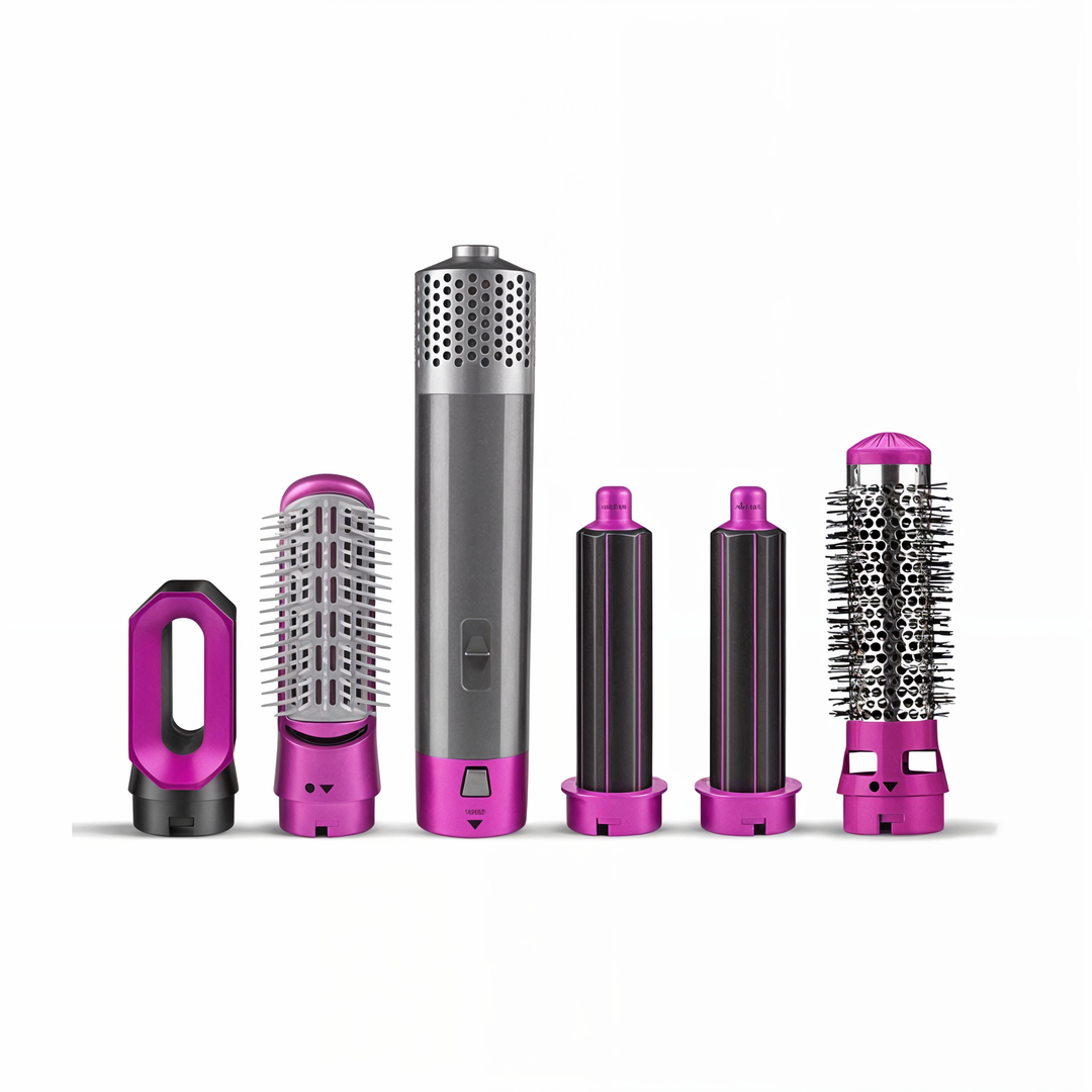 Lisslune | 5-in-1 Hair Dryer with Styling Attachments